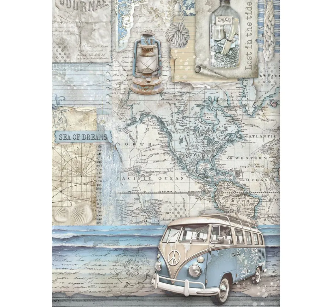 Outlet Stamperia Junk Journal Book "Silent Sea"