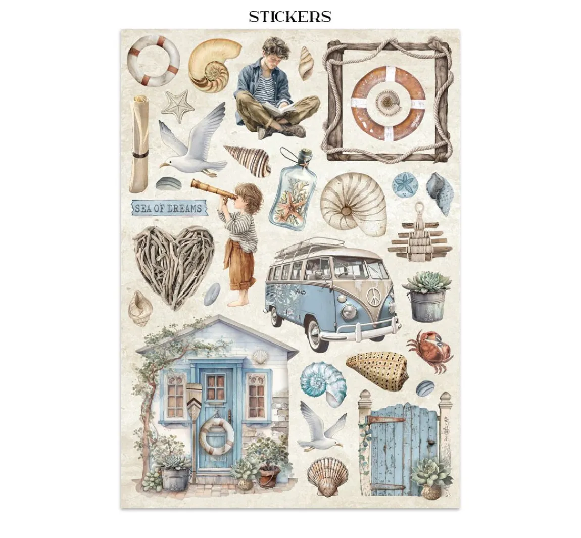 Outlet Stamperia Junk Journal Book "Silent Sea"