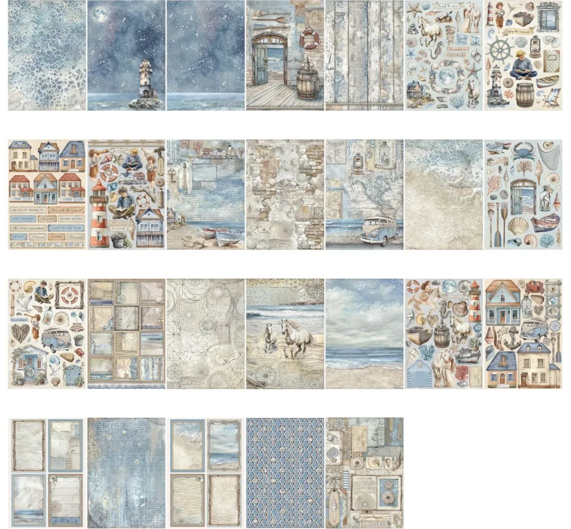 Outlet Stamperia Junk Journal Book "Silent Sea"