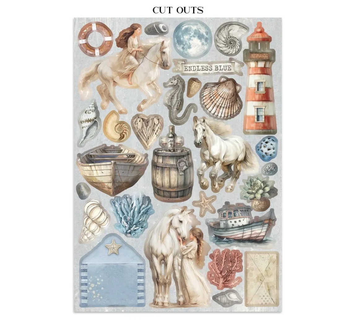 Outlet Stamperia Junk Journal Book "Silent Sea"