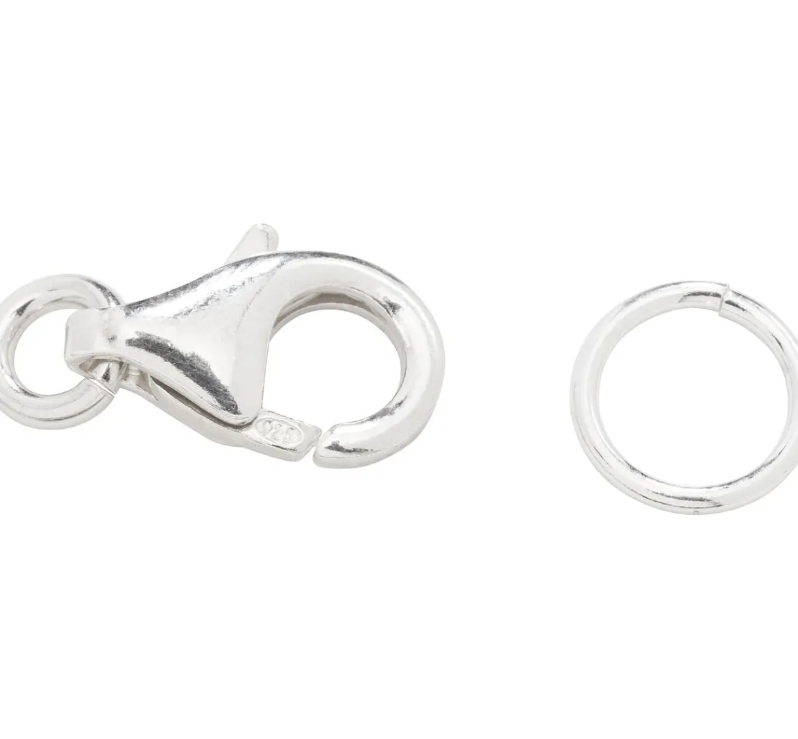 PRACHT Karabinverschluss, 925er Sterling-Silber