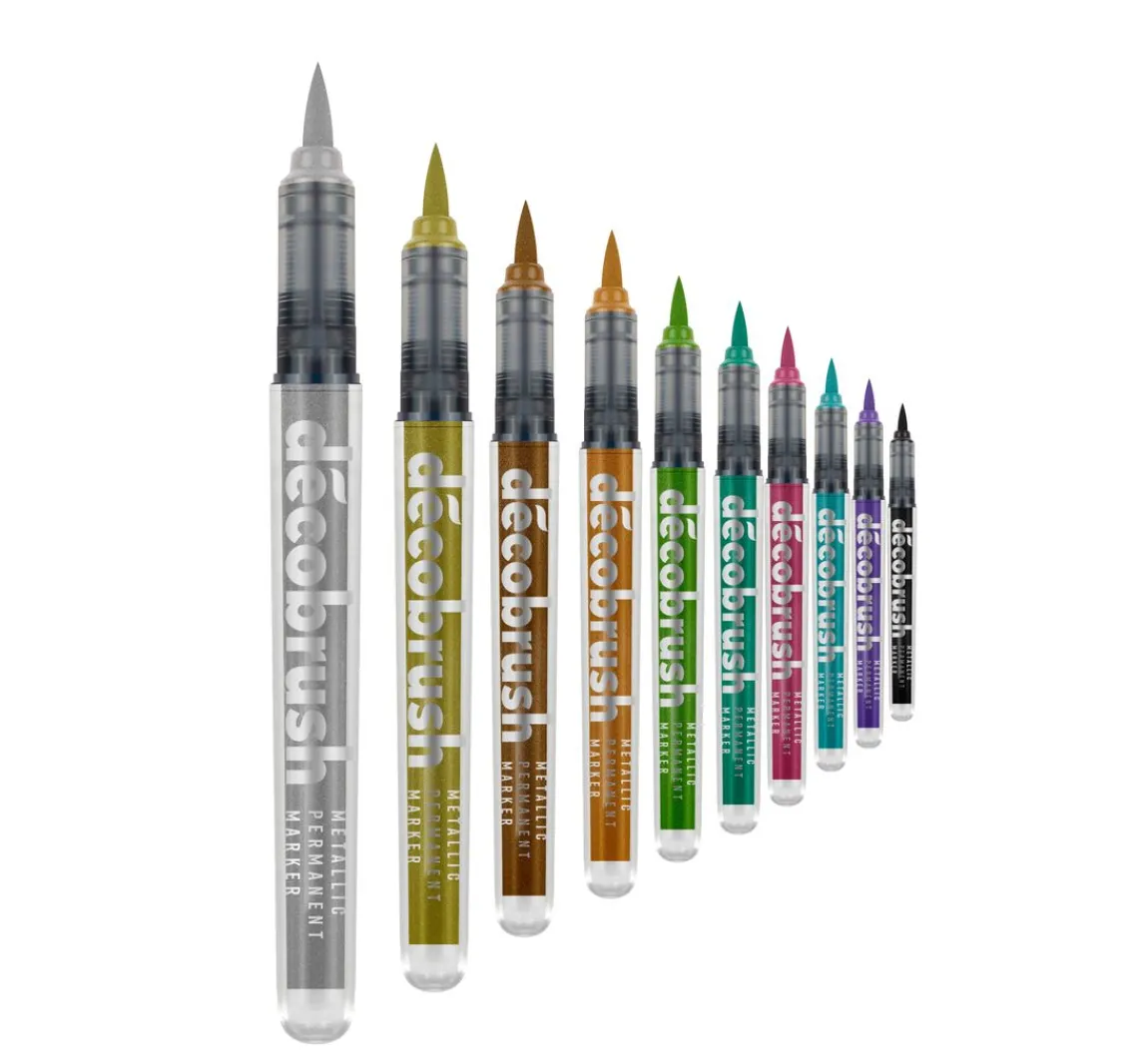 karin Decobrush Metallic, 10 colours set