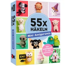 Best EMF Kartenset "55 x häkeln - Mini-Amigurumi"