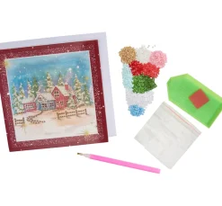 Clearance Dotty Design Karten-Set "Diamonds", Winterdorf