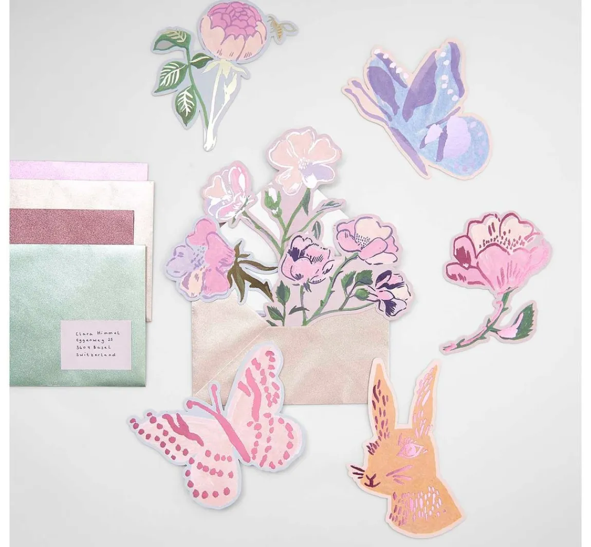 Clearance Rico Design Kartenset "La Vie En Rose"