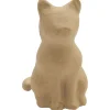 Hot décopatch Katze sitzend, Pappmaché
