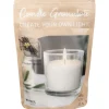 New Wenzel Kerzen-Sandgranulat mit Duft, Set mit 4 Dochten