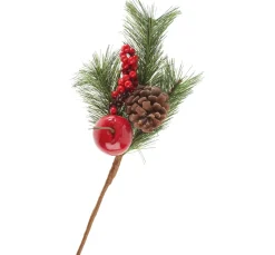 Discount DPI Kiefern-Pick mit Apfel, Beeren und Zapfen