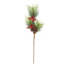 New DPI Kiefern-Pick mit Beeren und Zapfen, L 45 cm