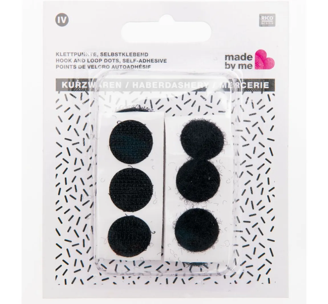 Sale Rico Design Klettpunkte, selbstklebend