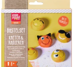 Best KNORR prandell Kneten & Radieren Bastelset "Be Happy"