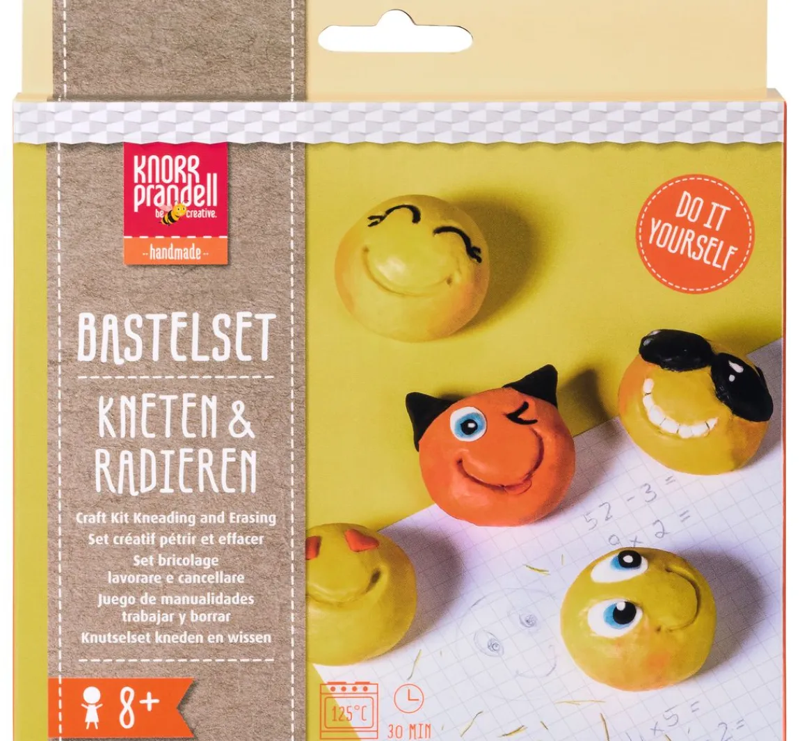 Best KNORR prandell Kneten & Radieren Bastelset "Be Happy"
