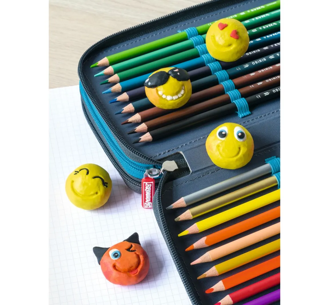 Best KNORR prandell Kneten & Radieren Bastelset "Be Happy"