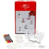 Best creativ company Komplett-Set "Weihnachtskugeln mit Schnee"