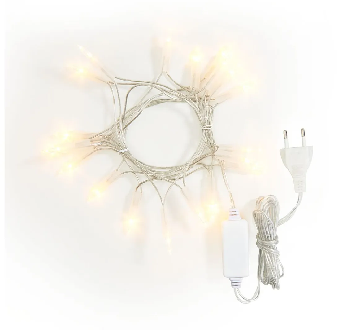 Clearance Konstsmide Mini-LED-Lichterkette, 20 warmweiße Dioden