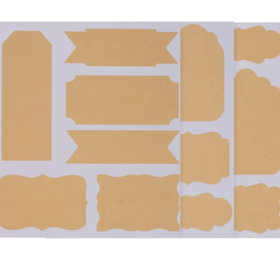Sale Meyco Kraftpapier Sticker "Etiketten"