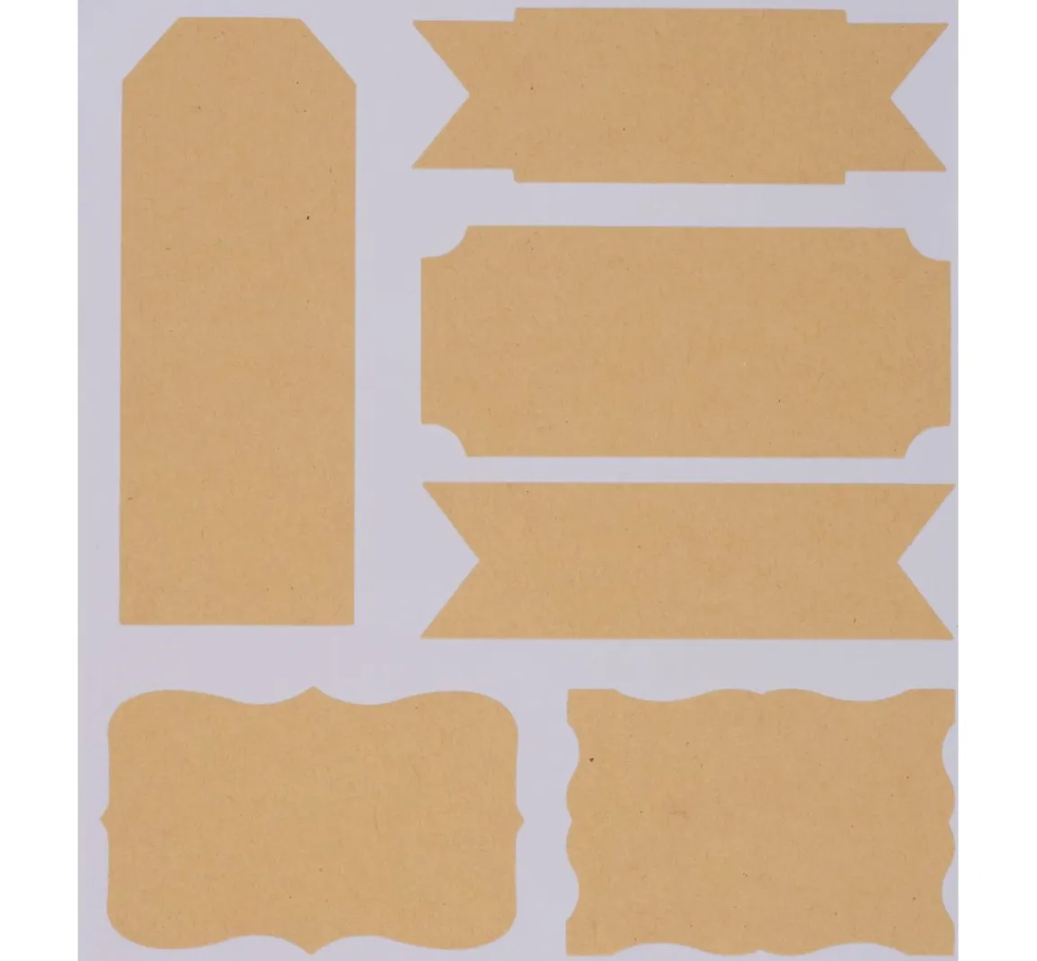 Sale Meyco Kraftpapier Sticker "Etiketten"