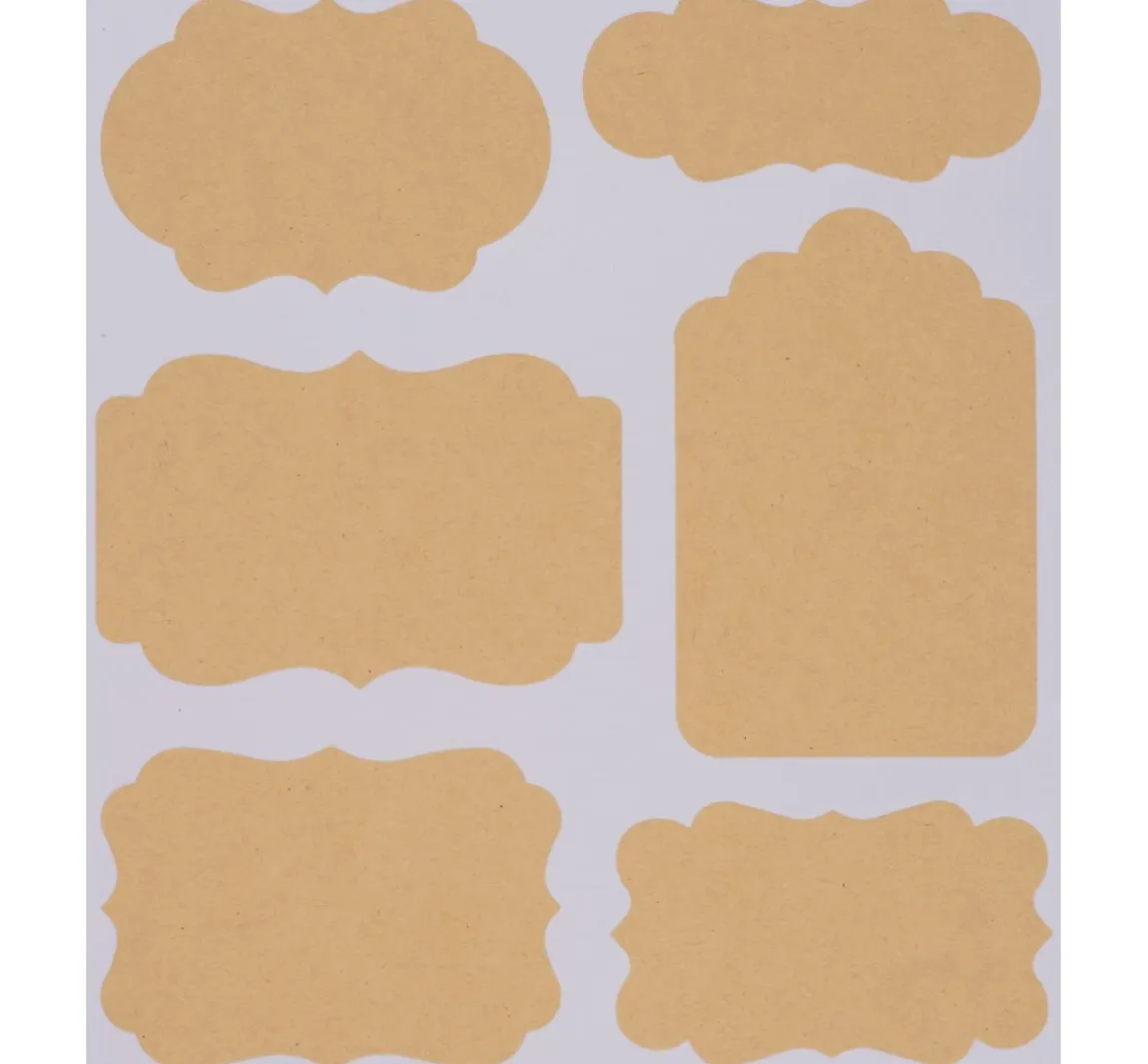Sale Meyco Kraftpapier Sticker "Etiketten"
