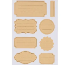 Meyco Kraftpapier Sticker 