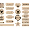 Outlet Meyco Kraftpapier-Sticker "Selbstgemacht"