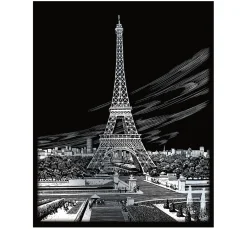 New Royal Langnickel Kratzbild "Eiffelturm"