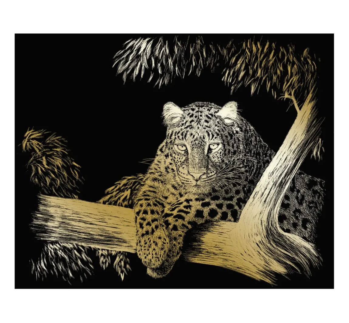 Outlet Royal Langnickel Kratzbild "Gepard"