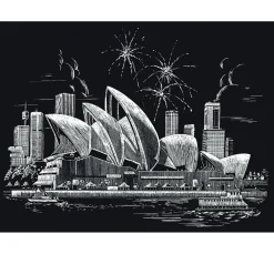 Online Royal Langnickel Kratzbild "Sydney Opera House"