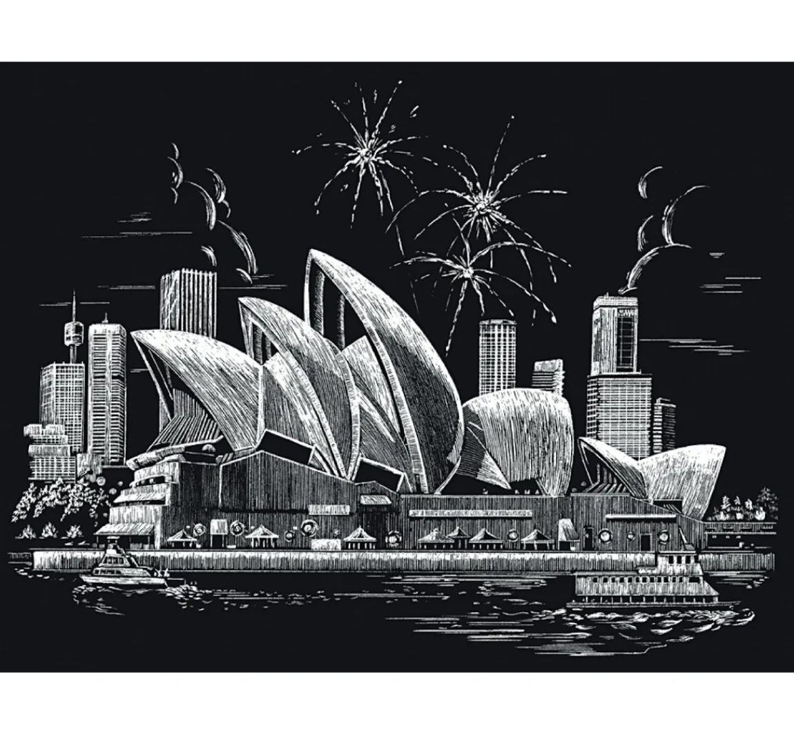 Online Royal Langnickel Kratzbild "Sydney Opera House"
