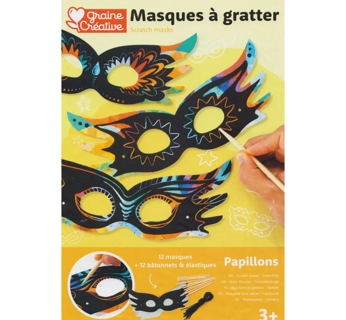 New Graine Creative Kratz-Masken