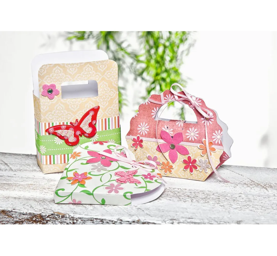 Outlet URSUS Kreativ Schablonen "Bella", 3er Set, Geschenkschachteln