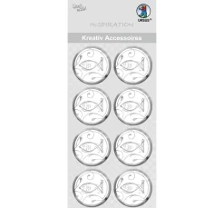 Online URSUS Kreativ-Accessoires "Fische silber"