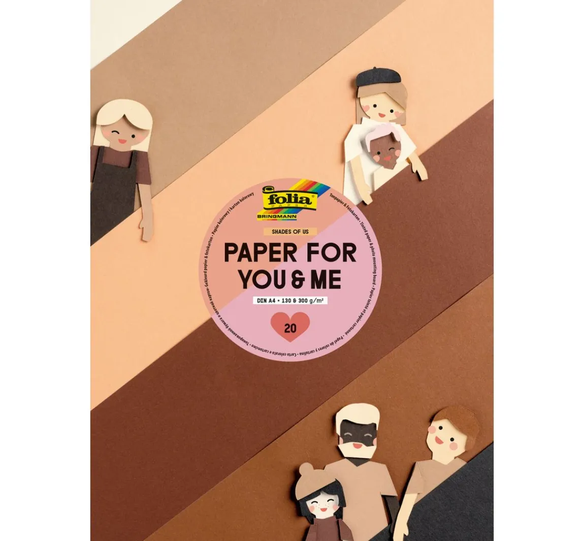 Sale folia Kreativblock Tonpapier & Fotokarton