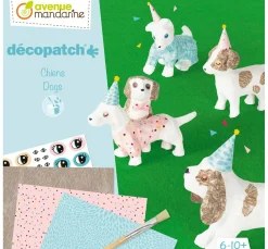 Best My Mandarine Kreativ-Box Décopatch "Hunde"