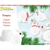 Discount My Mandarine Kreativ-Box "Pompon Weihnachtsanhänger"