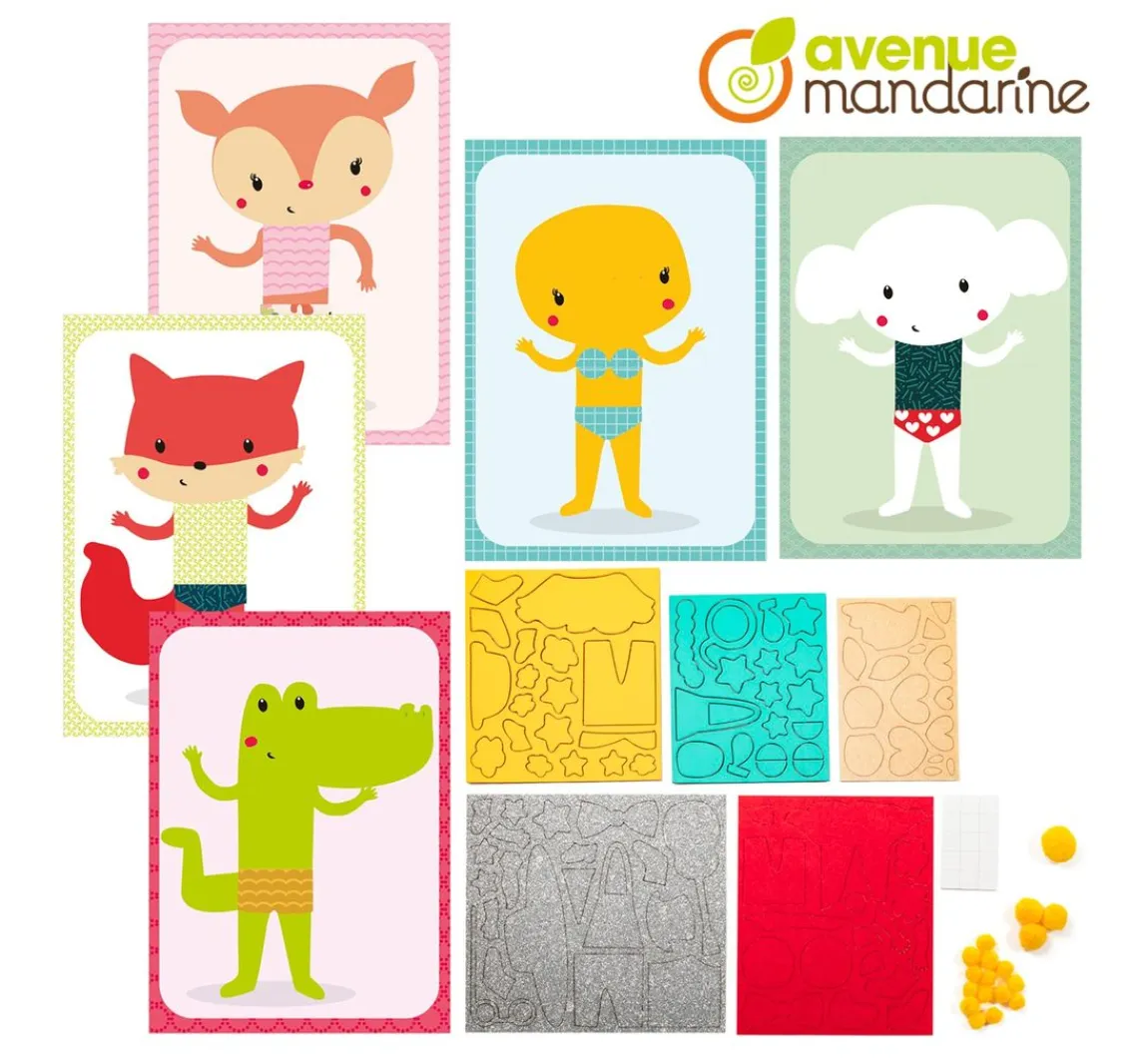 Sale My Mandarine Kreativ-Box "Sticker und Texturen"