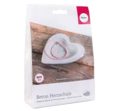 Sale Rayher Kreativ-Set "Beton Herzschale"