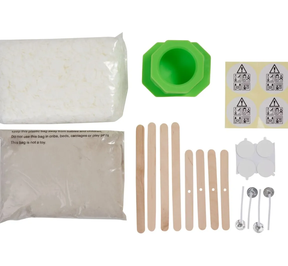 Clearance docrafts Simply Make Kreativ-Set "Beton Kerzenhalter mit Sojawachs"