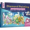 New Topp Kreativ-Set "Diamond Painting - Adventskalender Glitzerndes Weihnachtsdorf"