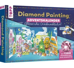 New Topp Kreativ-Set "Diamond Painting - Adventskalender Glitzerndes Weihnachtsdorf"