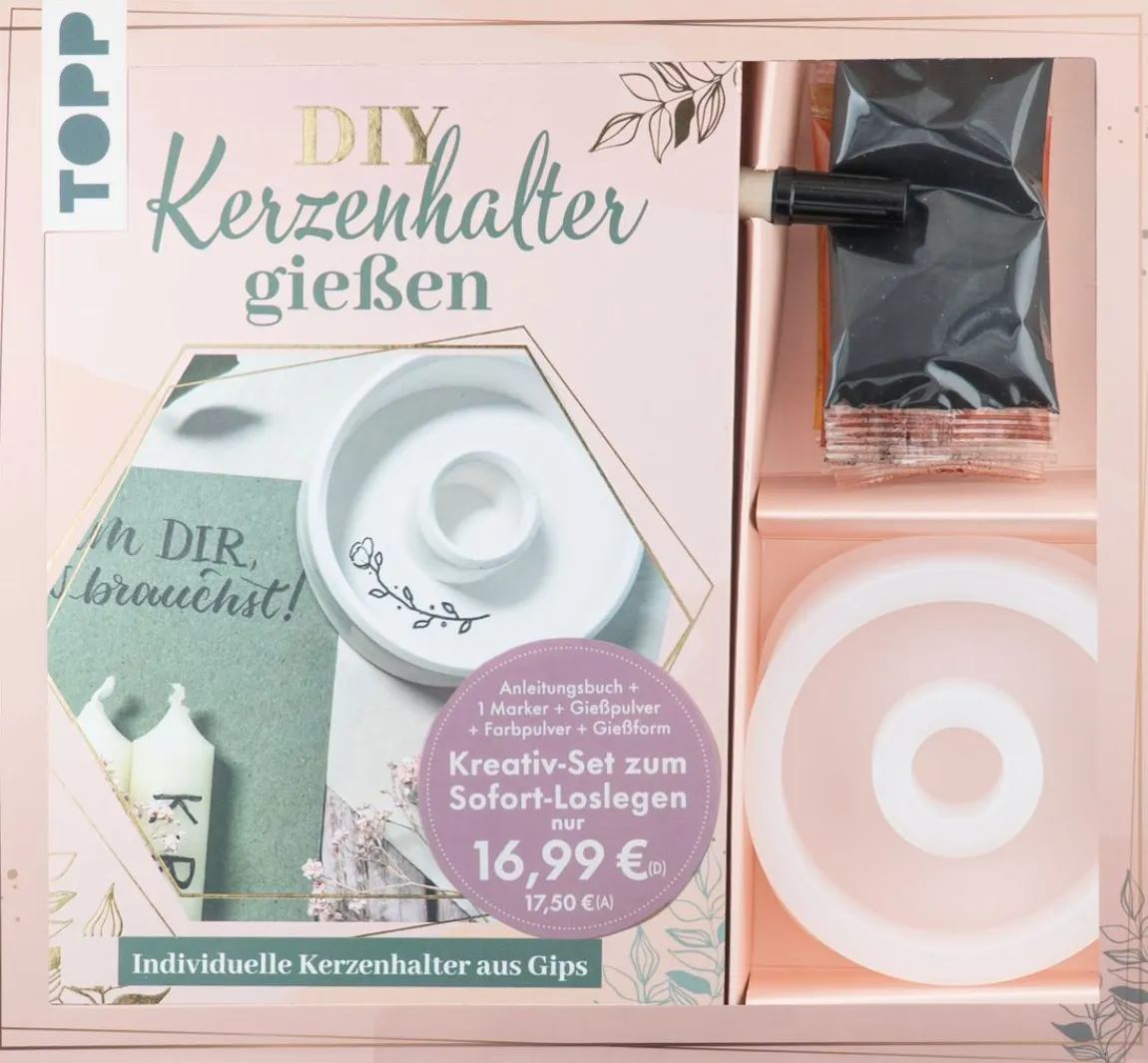 Outlet Topp Kreativ-Set "Kerzenhalter gießen"