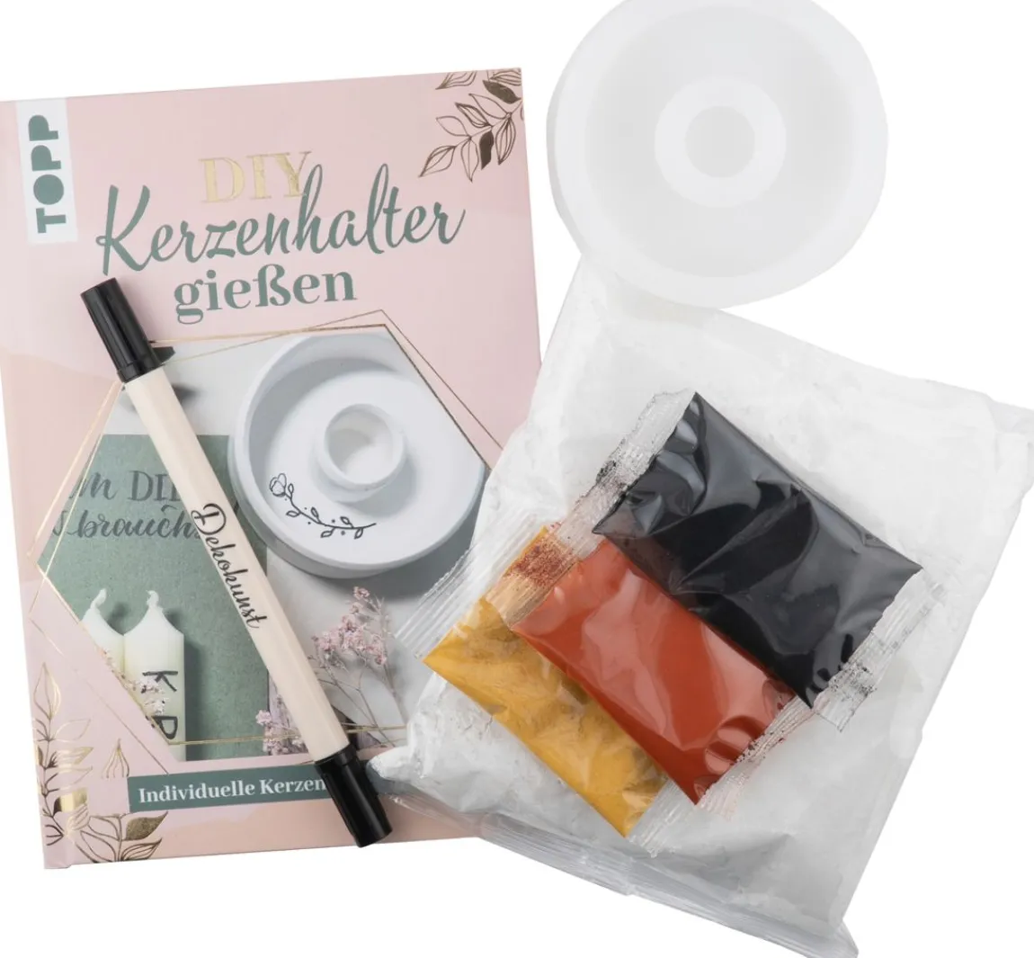 Outlet Topp Kreativ-Set "Kerzenhalter gießen"