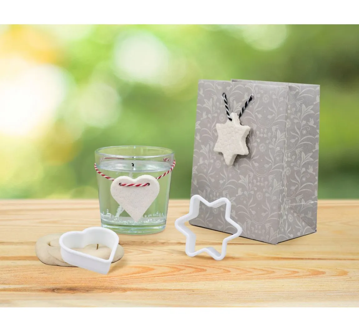 Discount CREARTEC Kreativ-Set "Salzteig Anhänger Herz & Stern"