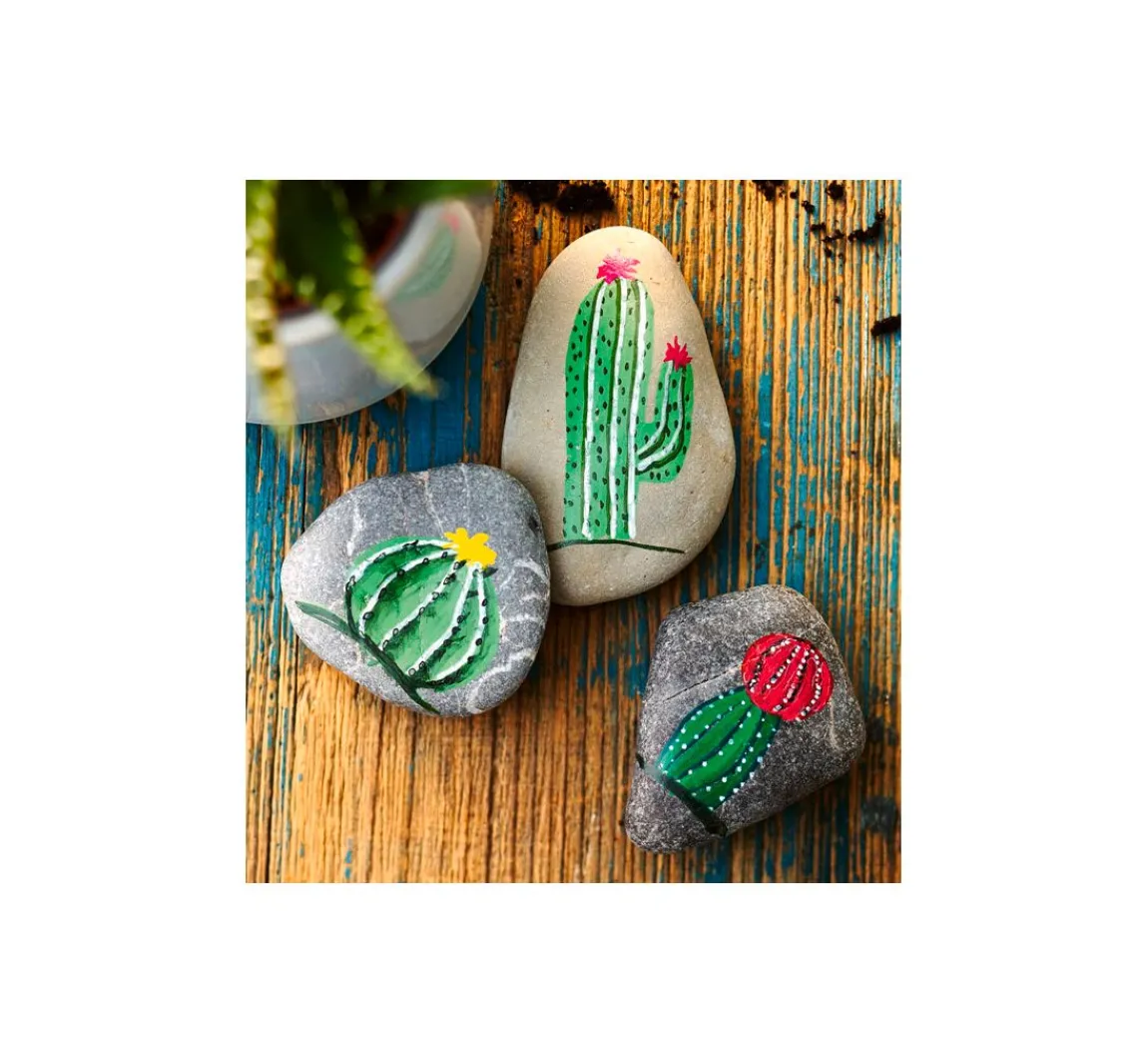 New Topp Kreativ-Set "Steine bemalen im Boho-Look"