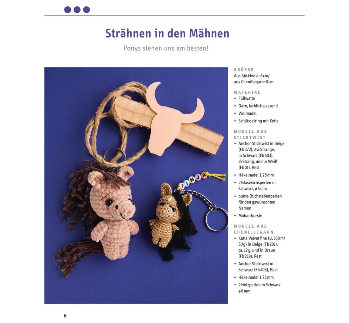 New Topp Kreativ-Set "Supersüße Häkelminis. Anleitungsbuch mit Material zum Sofort-Losleg