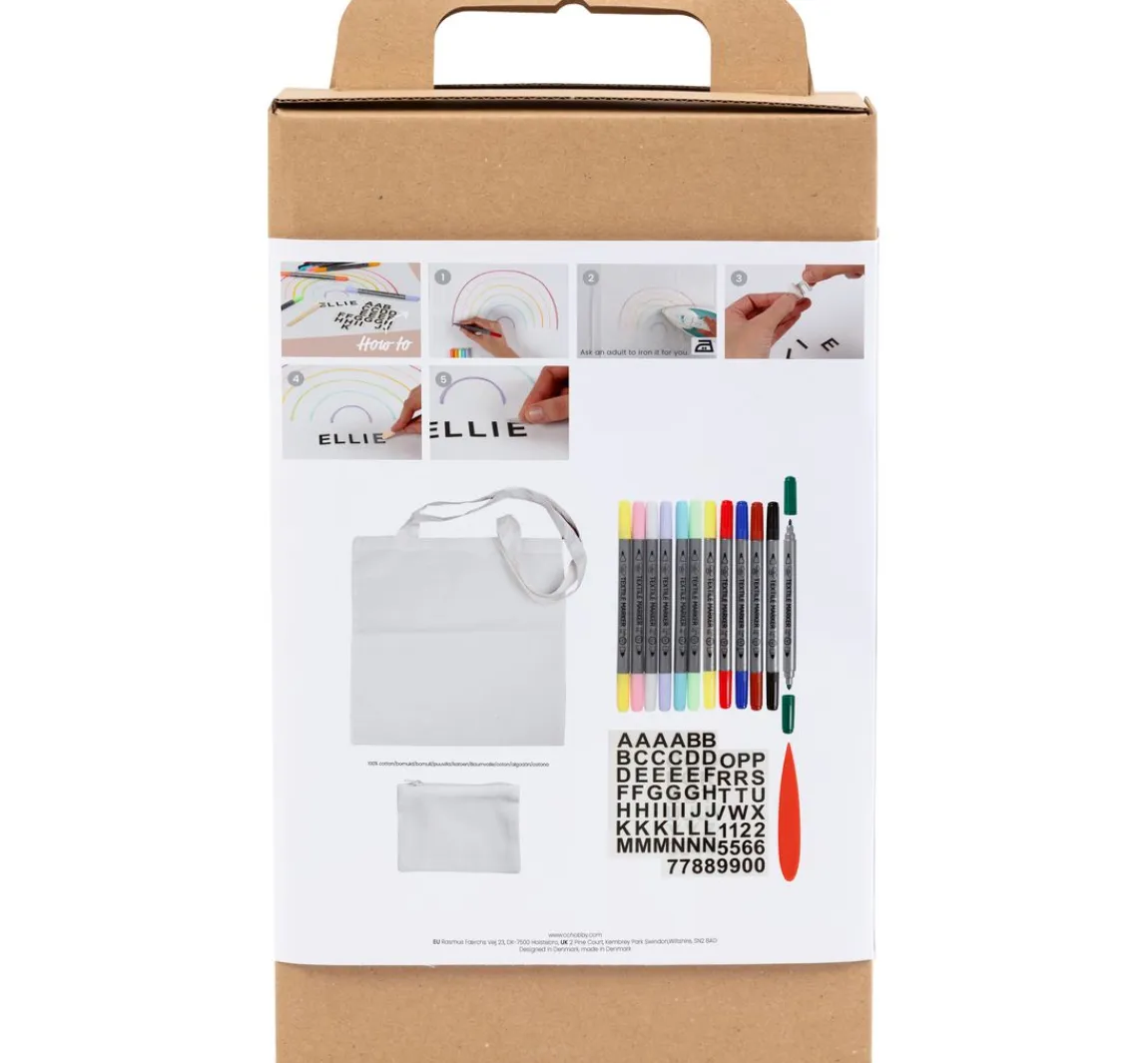 New creativ company Kreativset Textildekoration "Taschen"