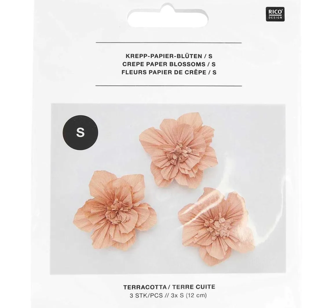 Best Rico Design Krepppapier-Blüten