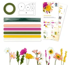 Hot URSUS Krepppapier-Blumen-Set