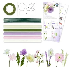 Hot URSUS Krepppapier-Blumen-Set