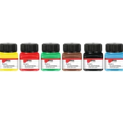 Best Kreul Kreative KREUL Acryl Glanzfarben Basis-Set, 6 x 20 ml