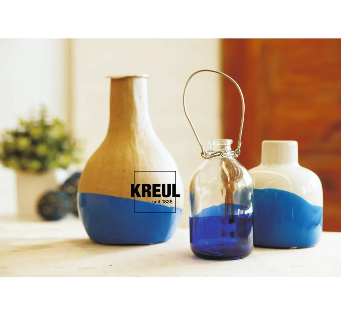 Best Kreul Kreative KREUL Acryl Glanzfarben Basis-Set, 6 x 20 ml